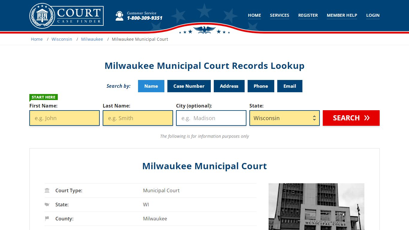 Milwaukee Municipal Court Records | Milwaukee, Milwaukee County, WI ...